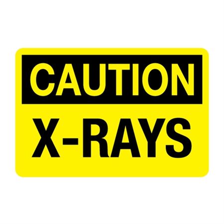 Caution X-RAYS Decal